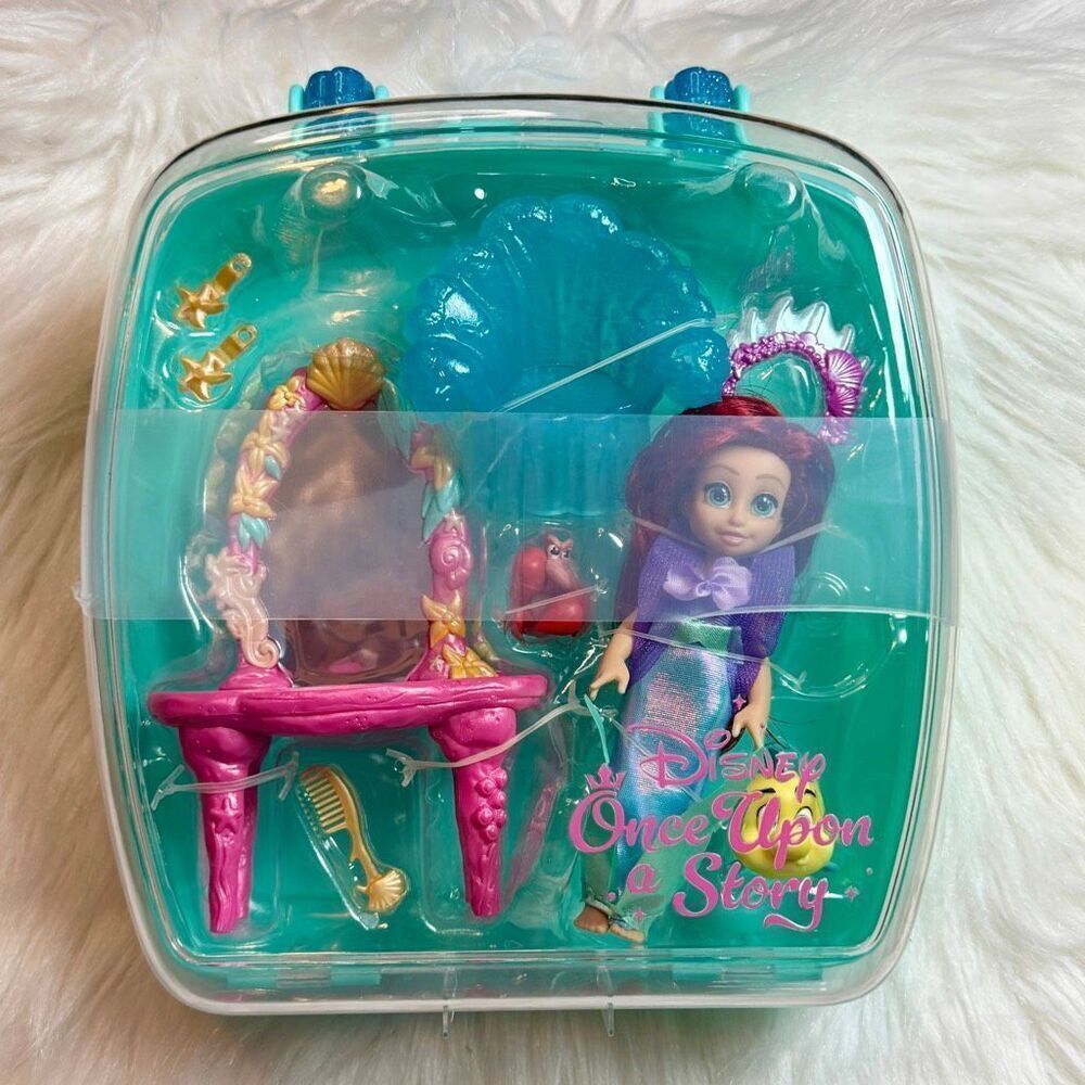 Ariel Disney Once Upon a Story 2025 Mini Doll Play Set The Little Mermaid 5” NEW